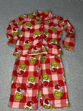 Girls Grinch Fleece Pjs' Pajama Set Size 4T